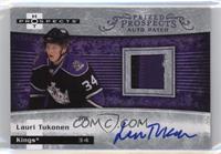 Autographed Prospect Patches - Lauri Tukonen [Noted] #/399