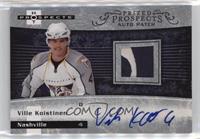 Autographed Prospect Patches - Ville Koistinen #/399