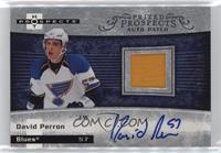 Autographed Prospect Patches - David Perron #/399