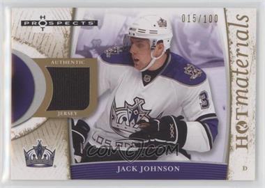 2007-08 Fleer Hot Prospects - Hot Materials - Red Hot #HM-JJ - Jack Johnson /100