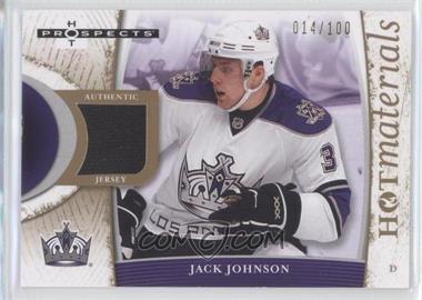 2007-08 Fleer Hot Prospects - Hot Materials - Red Hot #HM-JJ - Jack Johnson /100