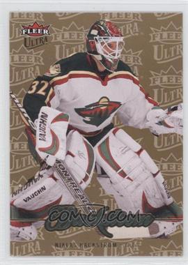 2007-08 Fleer Ultra - [Base] - Gold Medallion Edition #100 - Niklas Backstrom