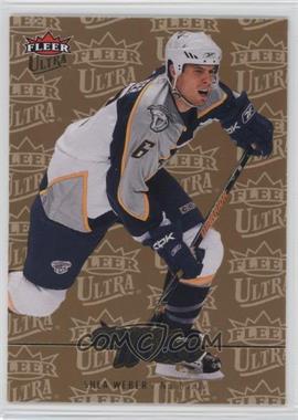 2007-08 Fleer Ultra - [Base] - Gold Medallion Edition #91 - Shea Weber