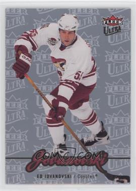 2007-08 Fleer Ultra - [Base] - Ice Medallion #49 - Ed Jovanovski /100