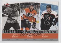 Bobby Clarke, Simon Gagne, Jeff Carter