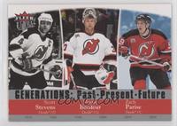 Scott Stevens, Martin Brodeur, Zach Parise