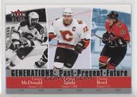 Lanny McDonald, Jarome Iginla, Dustin Boyd