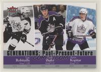 Luc Robitaille, Rob Blake, Anze Kopitar