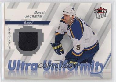 2007-08 Fleer Ultra - Ultra Uniformity #U-BJ - Barret Jackman