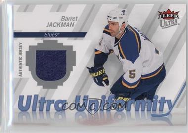 2007-08 Fleer Ultra - Ultra Uniformity #U-BJ - Barret Jackman