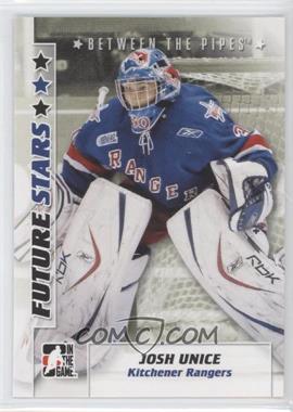 2007-08 In the Game Between the Pipes - [Base] #27 - Josh Unice