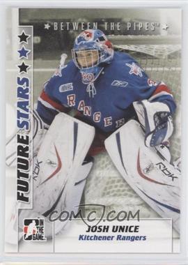 2007-08 In the Game Between the Pipes - [Base] #27 - Josh Unice