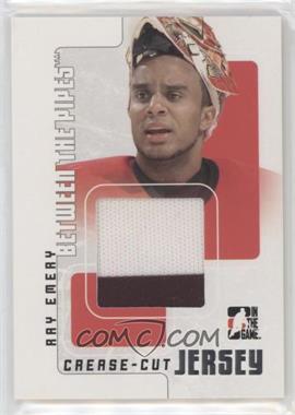2007-08 In the Game Between the Pipes - Crease-Cut Jersey #CCJ-20 - Ray Emery
