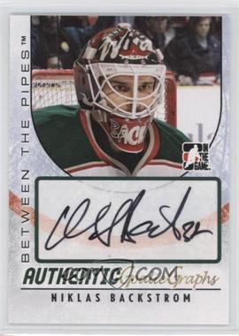 2007-08 In the Game Between the Pipes - GoalieGraphs #A-NB - Niklas Backstrom