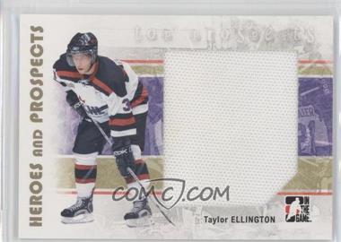 2007-08 In the Game Heroes and Prospects - [Base] #126 - Taylor Ellington