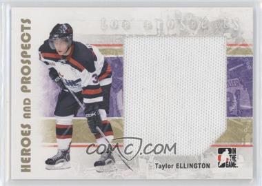 2007-08 In the Game Heroes and Prospects - [Base] #126 - Taylor Ellington