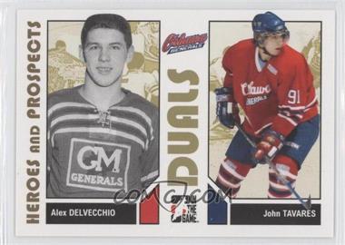 2007-08 In the Game Heroes and Prospects - [Base] #93 - Alex Delvecchio, John Tavares