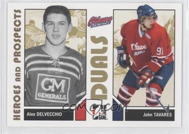 2007-08 In the Game Heroes and Prospects - [Base] #93 - Alex Delvecchio, John Tavares
