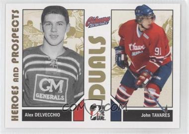 2007-08 In the Game Heroes and Prospects - [Base] #93 - Alex Delvecchio, John Tavares