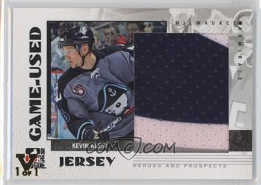 2007-08 In the Game Heroes and Prospects - Game-Used - Jersey ITG Vault Gold #GUJ-51 - Kevin Klein /1