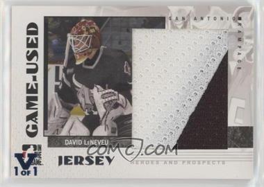 2007-08 In the Game Heroes and Prospects - Game-Used - Jersey ITG Vault Sapphire #GUJ-56 - David LeNeveu /1