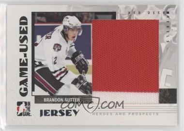 2007-08 In the Game Heroes and Prospects - Game-Used - Jersey #GUJ-06 - Brandon Sutter