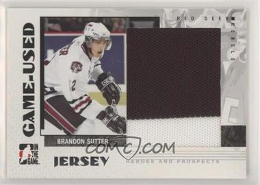 2007-08 In the Game Heroes and Prospects - Game-Used - Jersey #GUJ-06 - Brandon Sutter