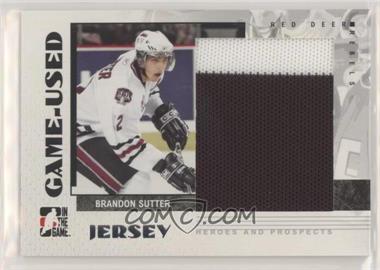 2007-08 In the Game Heroes and Prospects - Game-Used - Jersey #GUJ-06 - Brandon Sutter