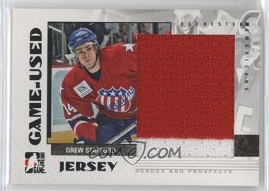 2007-08 In the Game Heroes and Prospects - Game-Used - Jersey #GUJ-37 - Drew Stafford