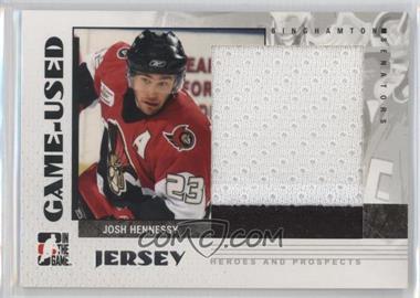 2007-08 In the Game Heroes and Prospects - Game-Used - Jersey #GUJ-43 - Josh Hennessy