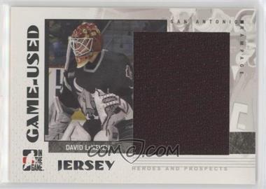 2007-08 In the Game Heroes and Prospects - Game-Used - Jersey #GUJ-56 - David LeNeveu