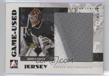 2007-08 In the Game Heroes and Prospects - Game-Used - Jersey #GUJ-56 - David LeNeveu