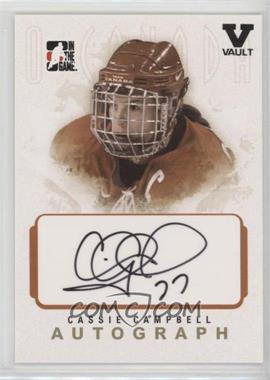 2007-08 In the Game O Canada - Autographs - ITG Vault Black #A-CC - Cassie Campbell