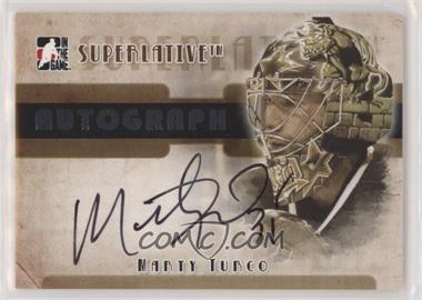 2007-08 In the Game Superlative - Autograph - Silver #A-MT - Marty Turco /50