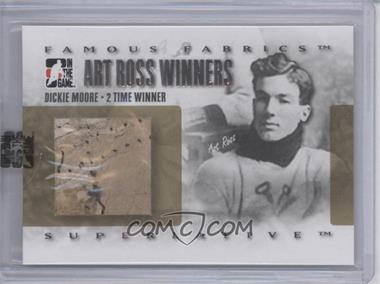 2007-08 In the Game Superlative - Famous Fabrics Art Ross Winners - Silver #ARW-17 - Dickie Moore /9