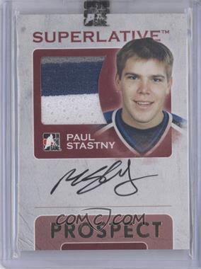 2007-08 In the Game Superlative - Prospect Game-Used Jersey Autograph - Silver #SP-PS - Paul Stastny /50 [Uncirculated]