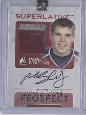 2007-08 In the Game Superlative - Prospect Game-Used Jersey Autograph - Silver #SP-PS - Paul Stastny /50 [Uncirculated]