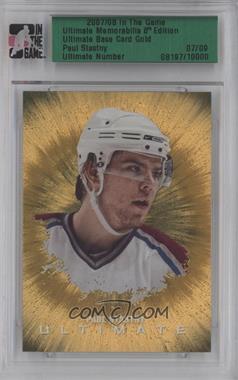 2007-08 In the Game Ultimate Memorabilia 8th Edition - [Base] - Gold #_PAST - Paul Stastny /9 [Uncirculated]