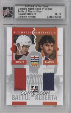 2007-08 In the Game Ultimate Memorabilia 8th Edition - Battle of Alberta - Silver #_PHBR - Phil Housley, Bill Ranford /24 [Uncirculated]