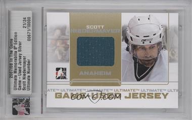 2007-08 In the Game Ultimate Memorabilia 8th Edition - Game-Used Jersey - Silver #_SCNI - Scott Niedermayer /24