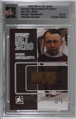 2007-08 In the Game Ultimate Memorabilia 8th Edition - Net Zero - Silver #_GEHA - George Hainsworth /24 [Uncirculated]