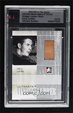 2007-08 In the Game Ultimate Memorabilia 8th Edition - Vintage Lumber - Silver #_HALU - Harry Lumley /24 [Uncirculated]