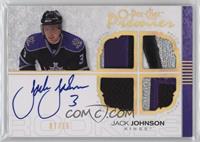 Autographed Quad Rookie Memorabilia - Jack Johnson #/15