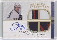 Autographed Quad Rookie Memorabilia - Sam Gagner #/15