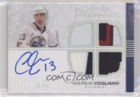 Autographed Quad Rookie Memorabilia - Andrew Cogliano #/35