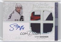 Autographed Quad Rookie Memorabilia - Sam Gagner #/35