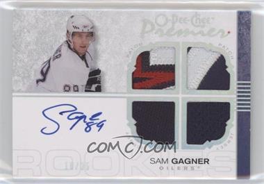 2007-08 O-Pee-Chee Premier - [Base] - Silver Spectrum #152 - Autographed Quad Rookie Memorabilia - Sam Gagner /35