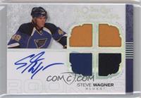 Autographed Quad Rookie Memorabilia - Steve Wagner #/35