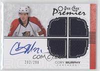 Autographed Quad Rookie Memorabilia - Cory Murphy #/299