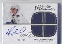 Autographed Quad Rookie Memorabilia - Mason Raymond #/299